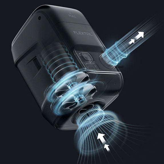 Flextail MAX BOAT PUMP-12kPa Máy Bơm Cho Thuyền Bơm Hơi & Thuyền Kayak & Gói Hàng - Cordless Air Pump for Inflatable Boat & Kayak & Packraft