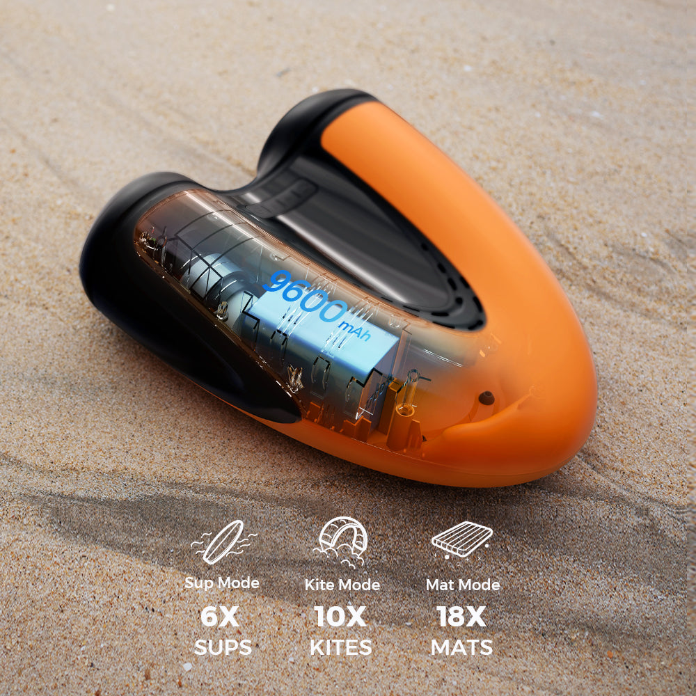 Flextail MAX SUP PUMP - Máy Bơm Không Dây 20PSI Cho Thuyền SUP & Dù Lượn - Cordless Rechargeable Air Pump for SUP & KITE