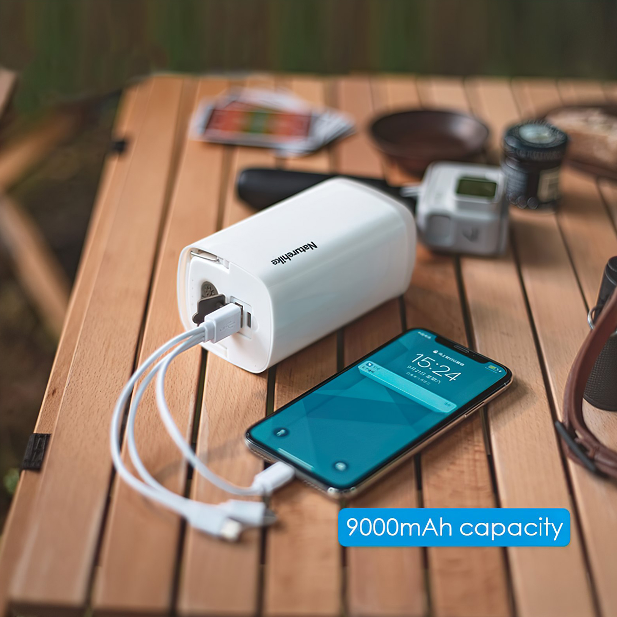 Naturehike Máy Bơm Hơi Đa Năng Mini Cầm Tay Tiện Lợi