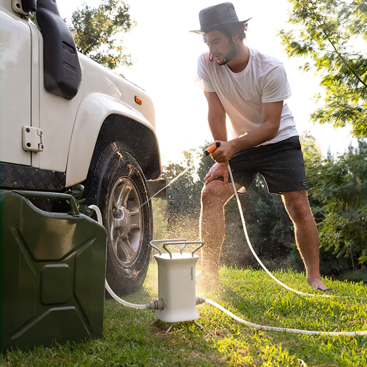 Naturehike NH20SJ018 Máy Bơm Nước Đa Năng Mang Đi Cắm Trại