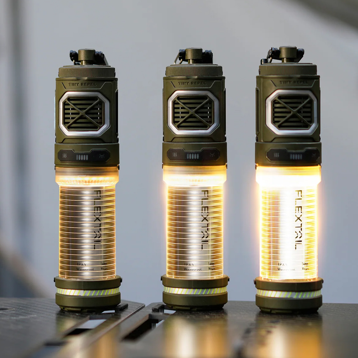 Flextail TINY REPEL- 3 IN 1 Máy Đuổi Muỗi Kiêm Đèn Dã Ngoại - Mosquito Repellent With Camping Lantern