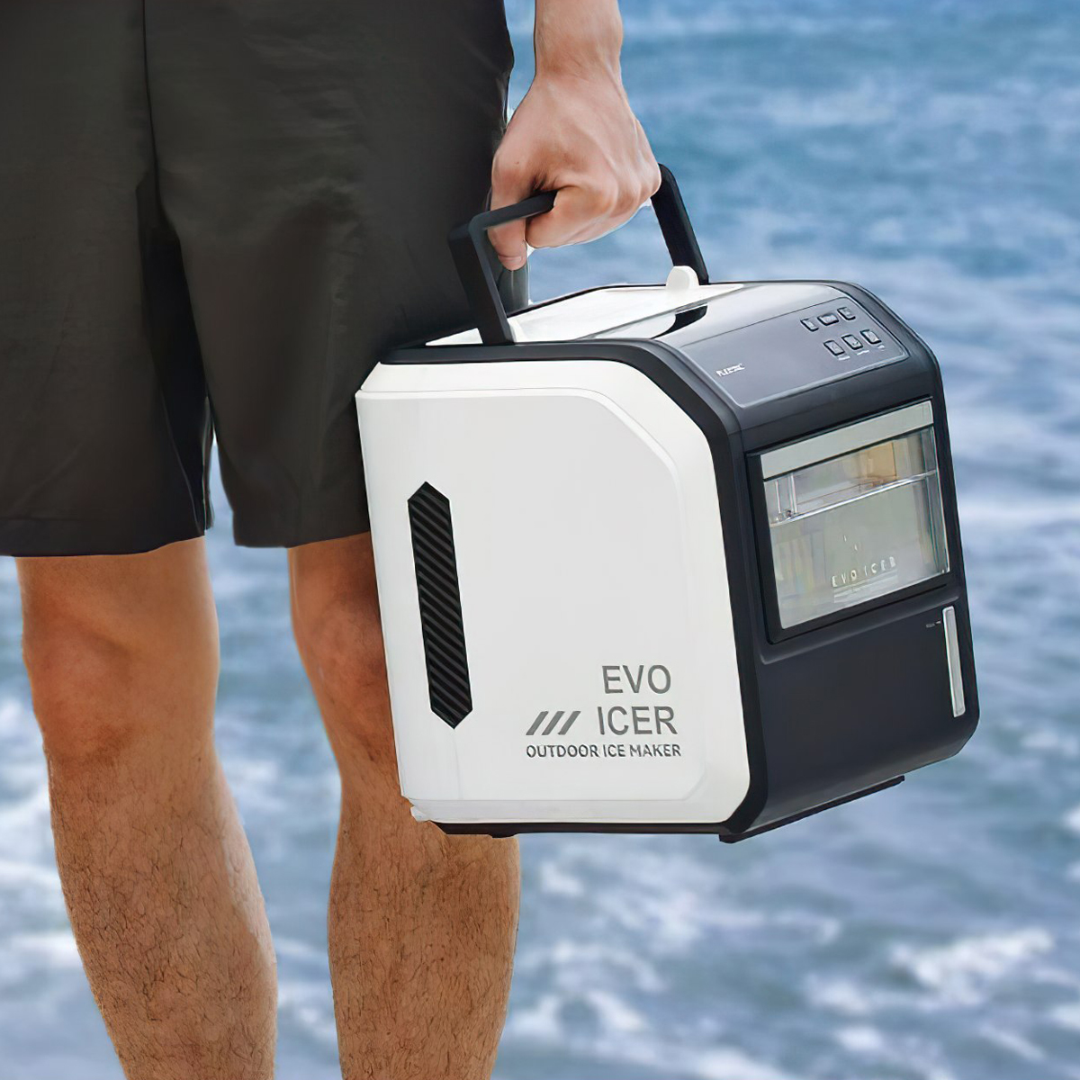 Flextail EVO ICERMáy làm đá chạy bằng pin dã ngoại cắm trại