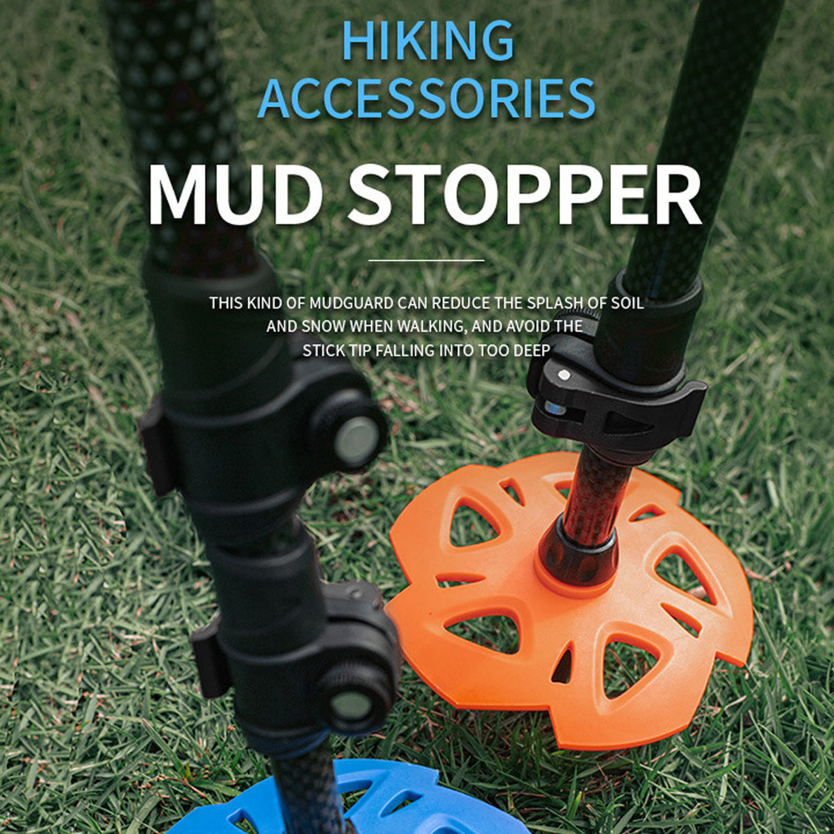 Naturehike Miếng Chắn Bùn Cao Su Lắp Gậy Leo Núi NH19D002-Z