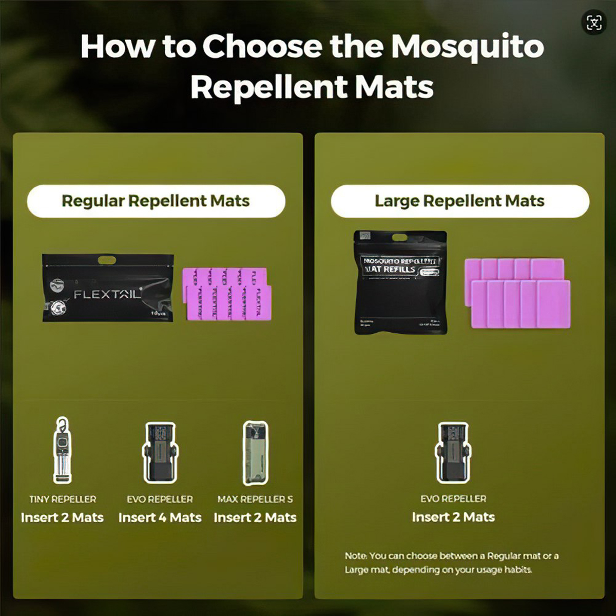 Flextail Miếng Đuổi Muỗi Mosquito Repellent Mat