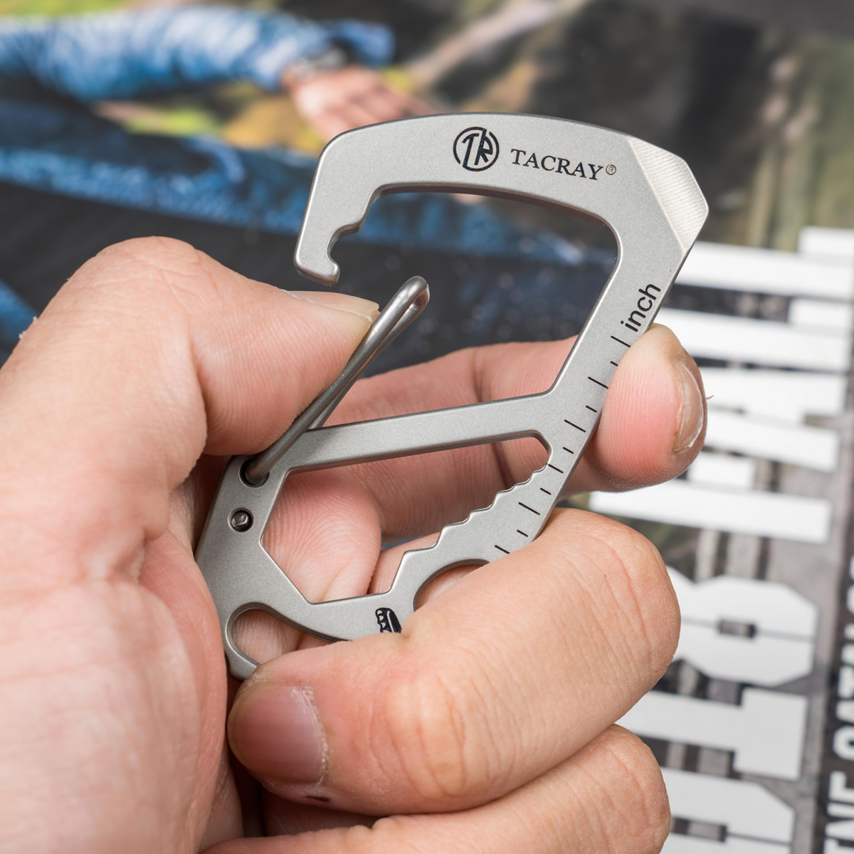 Móc Khóa Cắm Trại Titanium Đa Năng Tc4 Tacray