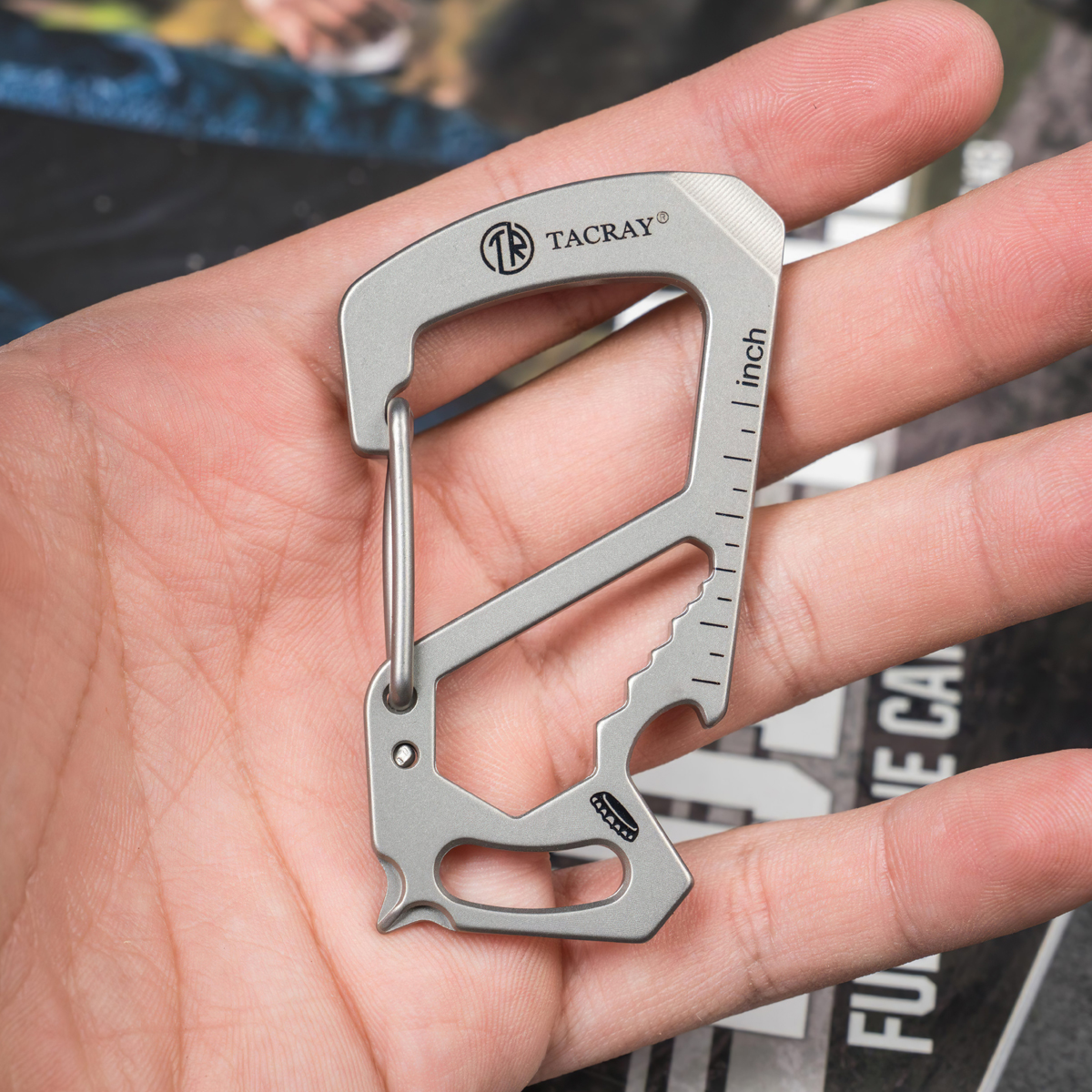 Móc Khóa Cắm Trại Titanium Đa Năng Tc4 Tacray