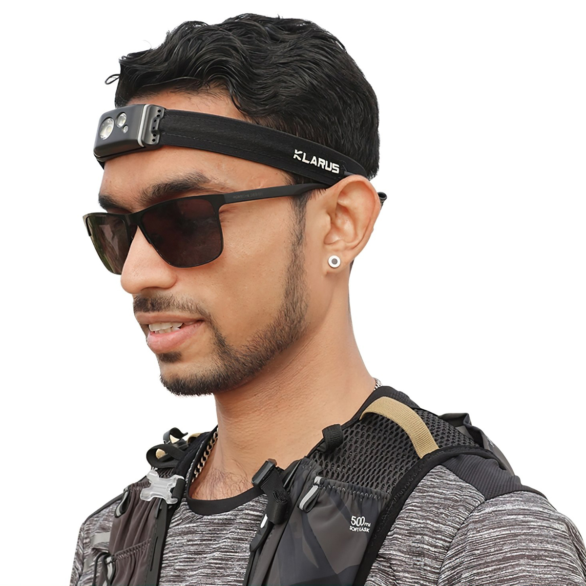 Đèn Pin Đội Đầu Cắm Trại Du Lịch KLARUS HR1 Plus Độ Sáng 600 Lumen Chiếu Xa 90M Pin Li-Ion PP20 2000Mah