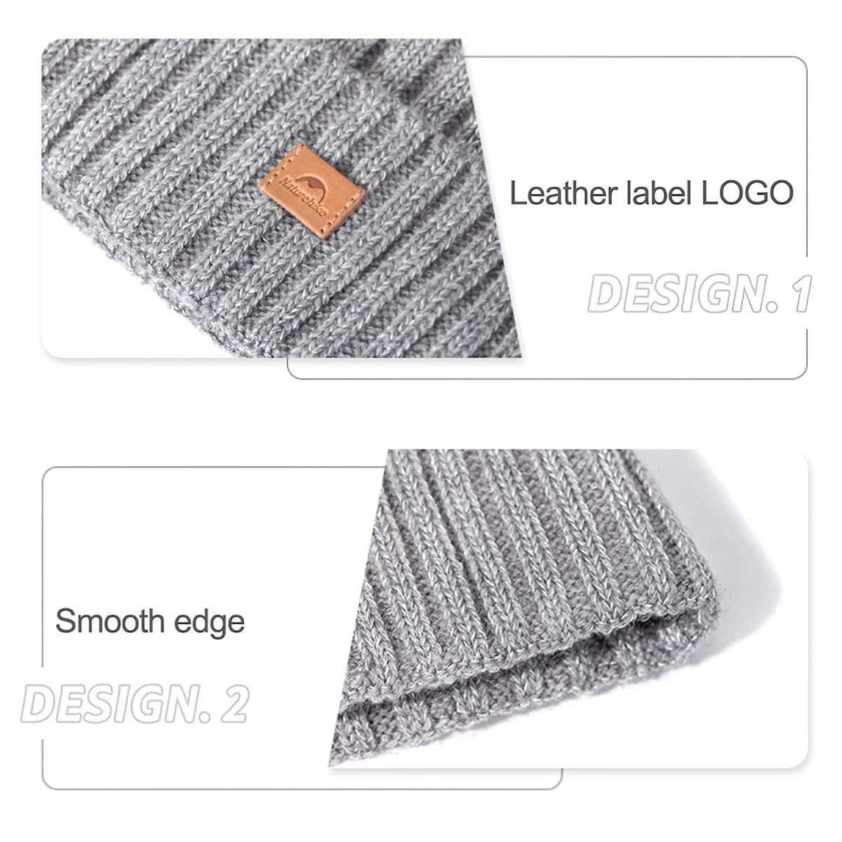 Naturehike Mũ Len Cắm Trại Giữ Ấm Phản Quang NH21FS552