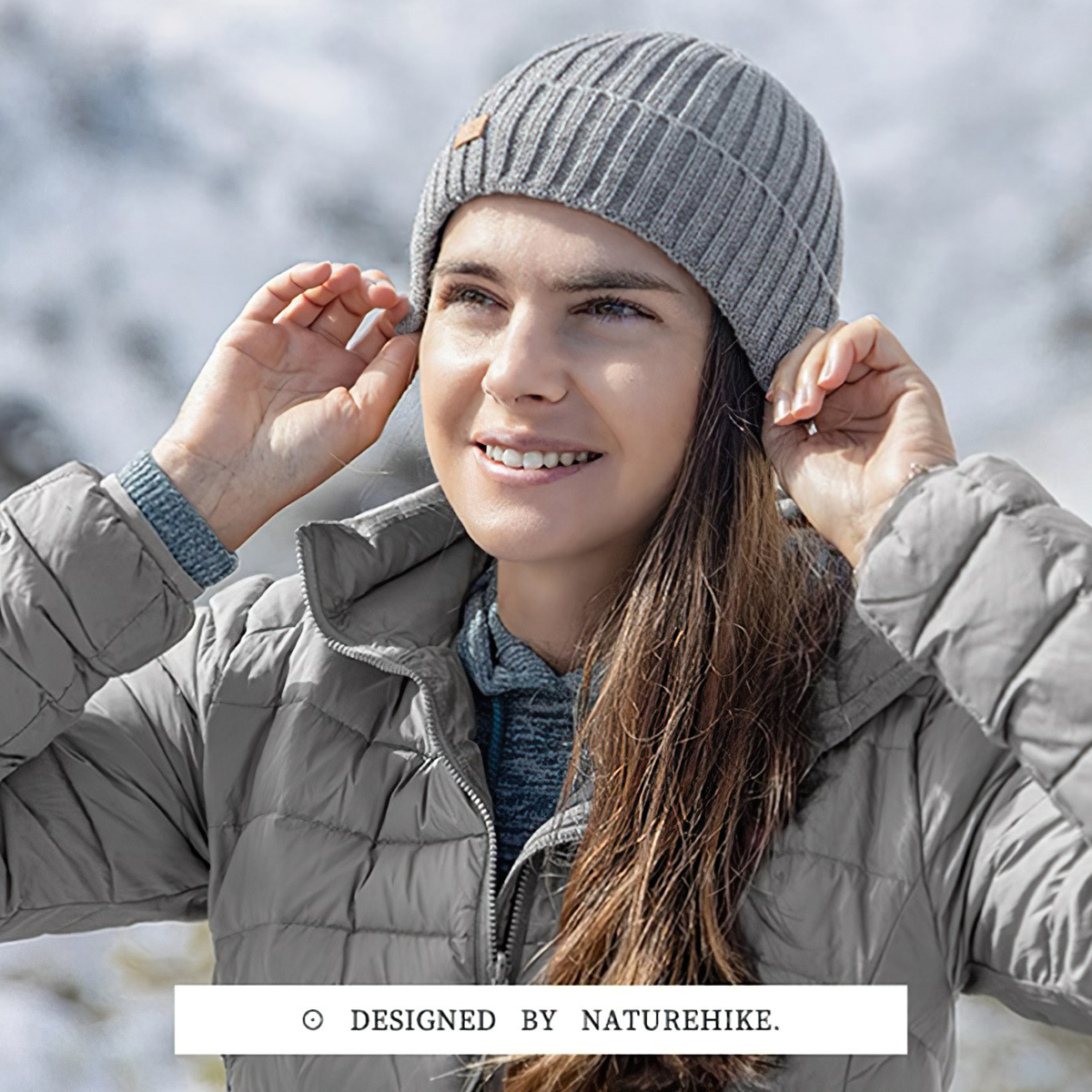 Naturehike Mũ Len Cắm Trại Giữ Ấm Phản Quang NH21FS552