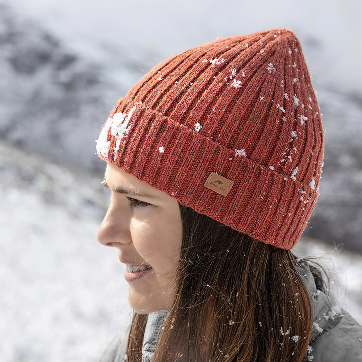 Naturehike Mũ Len Cắm Trại Giữ Ấm Phản Quang NH21FS552