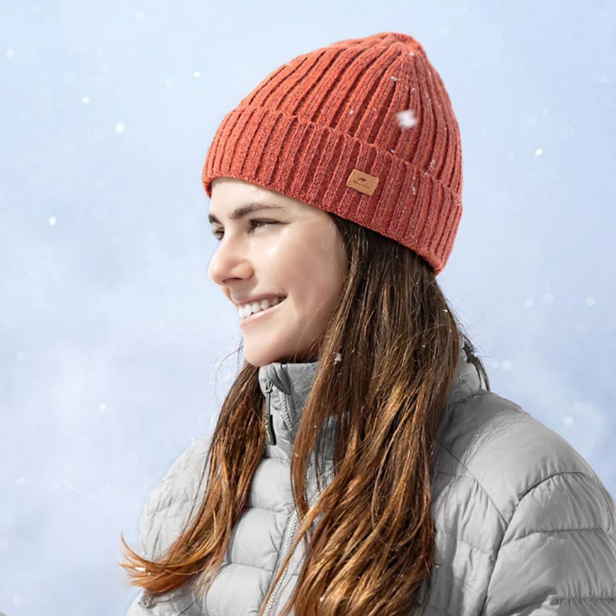 Naturehike Mũ Len Cắm Trại Giữ Ấm Phản Quang NH21FS552