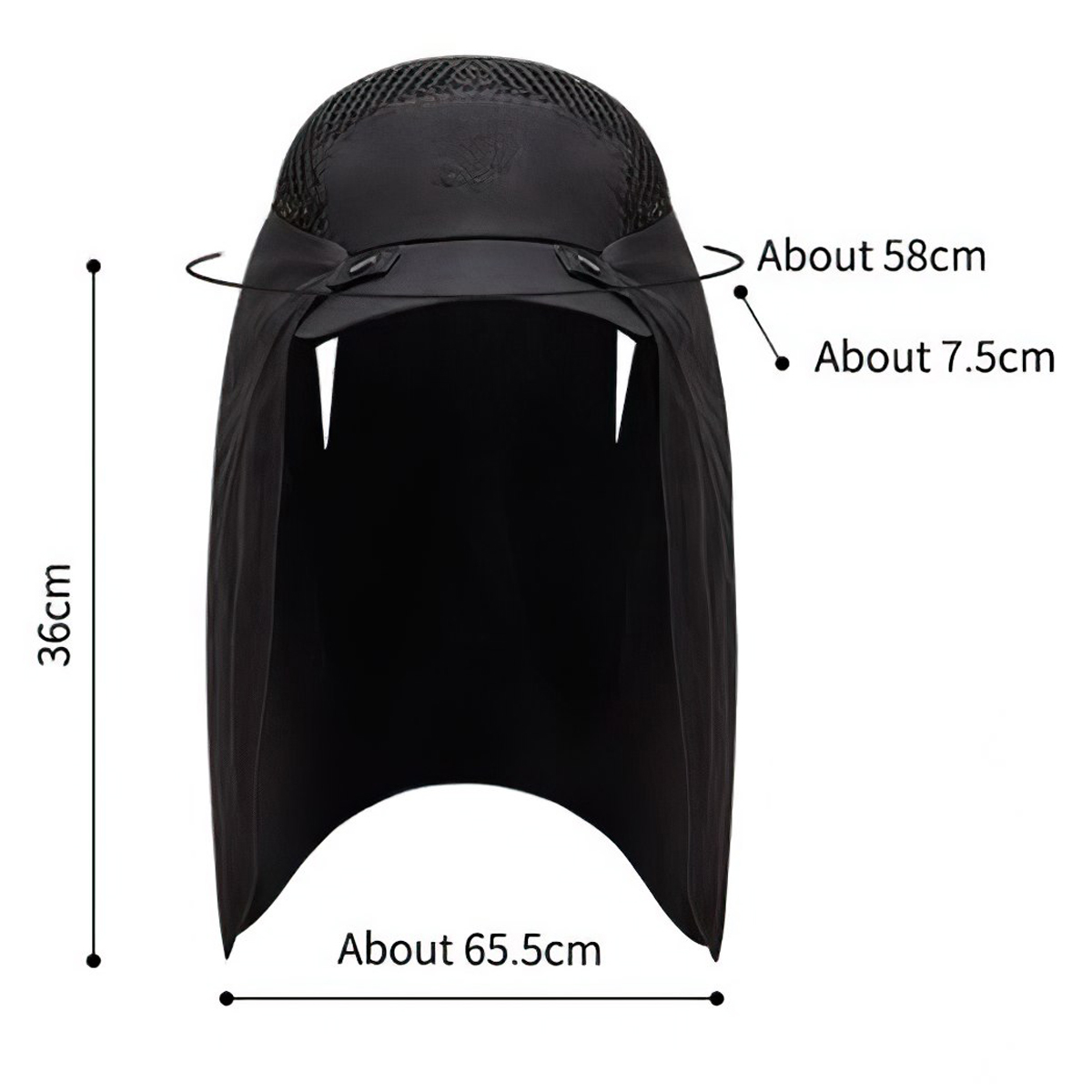 Mũ Lưỡi Trai Kèm Lớp Phủ Gáy Cắm Trại Naturehike