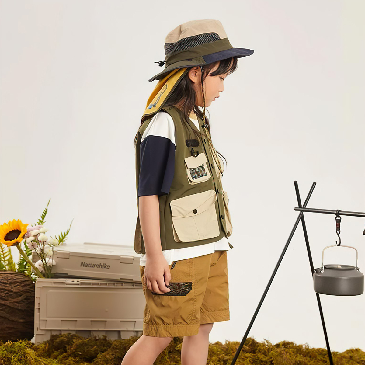 Mũ Tai Bèo Cho Bé Cắm Trại UPF50+ Naturehike