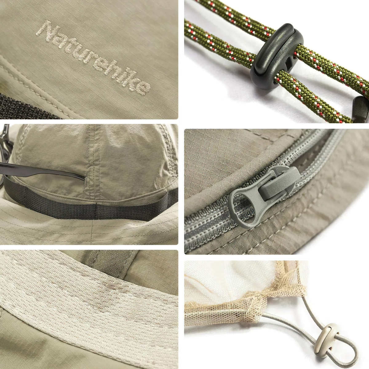 Mũ Tai Bèo Chống Côn Trùng Cắm Trại Naturehike