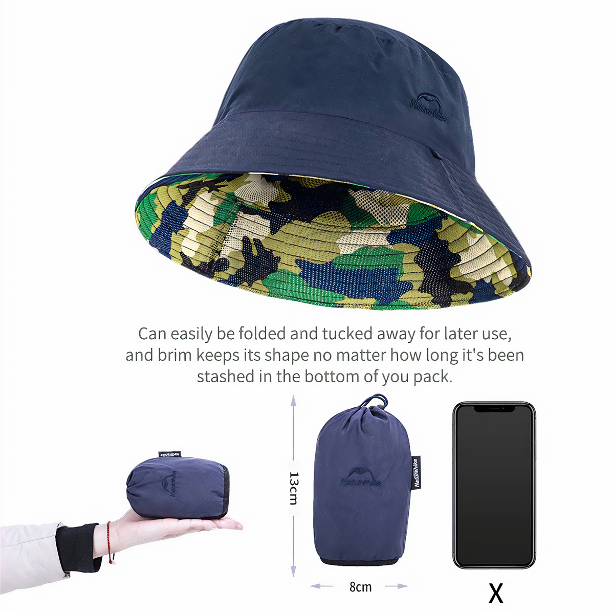 Naturehike Mũ Tai Bèo Cắm Trại Chống Nắng