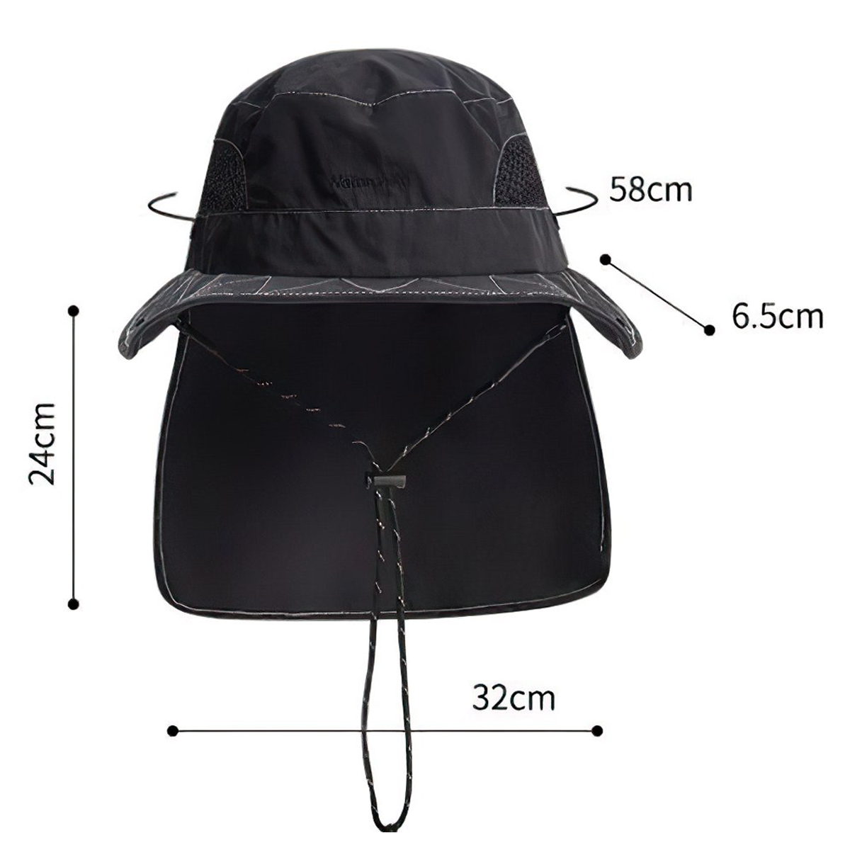 Mũ Tai Bèo Có Phủ Gáy Cắm Trại Naturehike