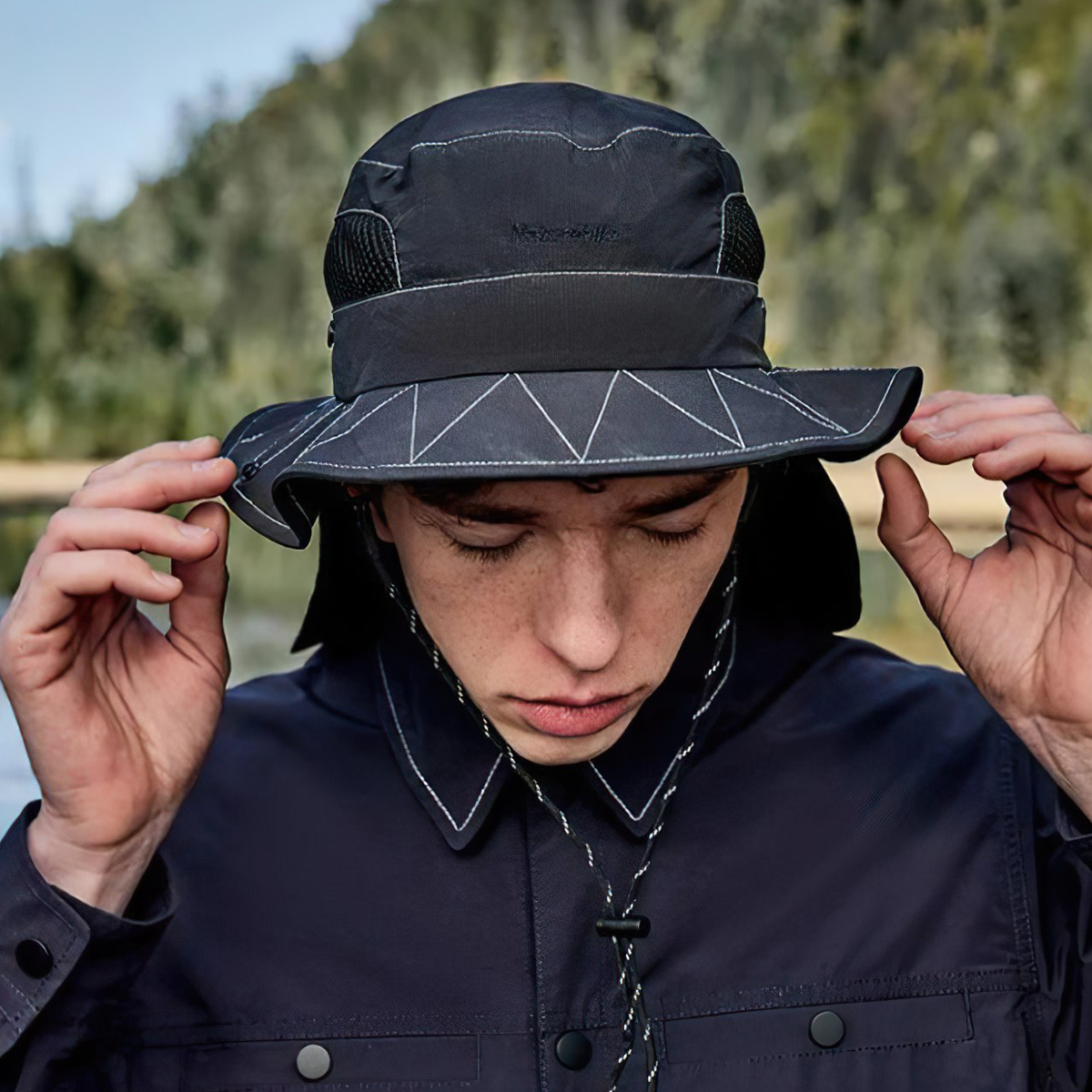 Mũ Tai Bèo Có Phủ Gáy Cắm Trại Naturehike