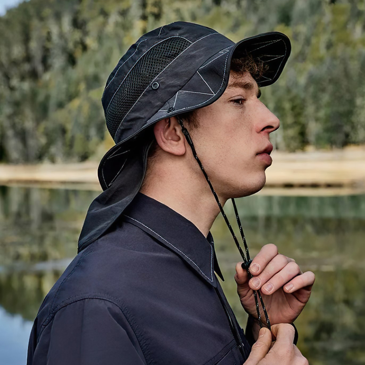 Mũ Tai Bèo Có Phủ Gáy Cắm Trại Naturehike