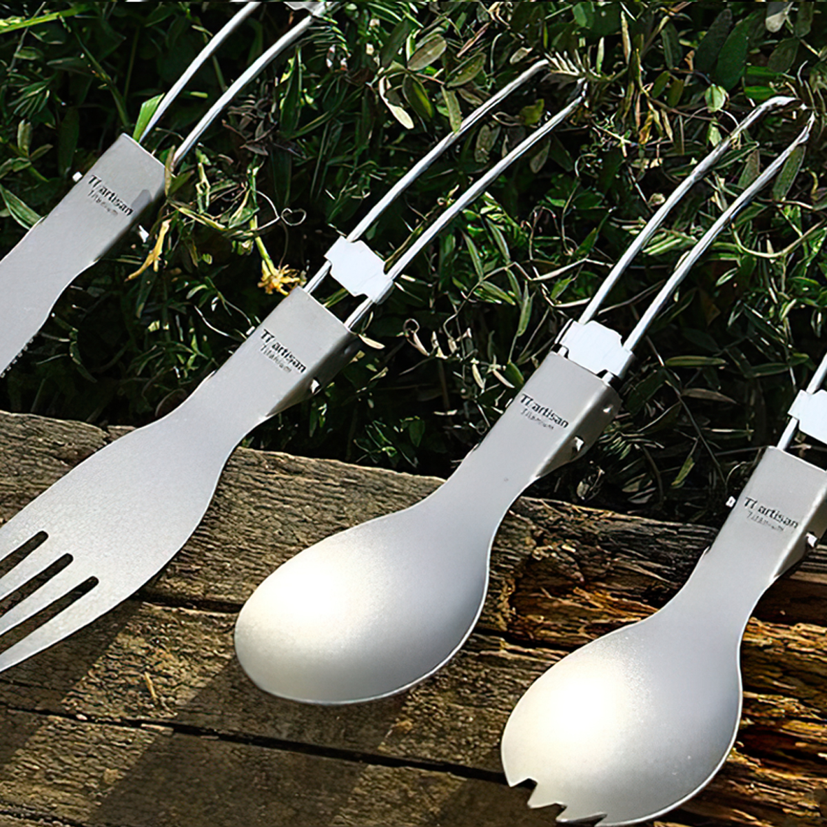 Keith Muỗng Cắm Trại Titanium Ti5302 gấp gọn