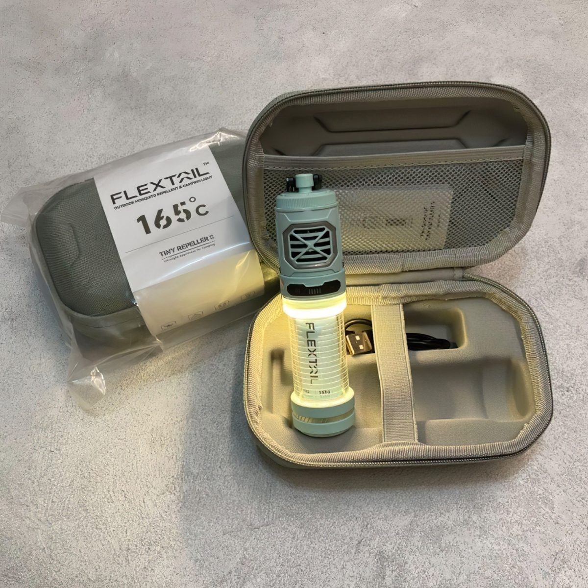 Flextail TINY REPEL S - 2 IN 1 Máy Đuổi Muỗi Kiêm Đèn Dã Ngoại - Mosquito Repellent with Camping Lantern