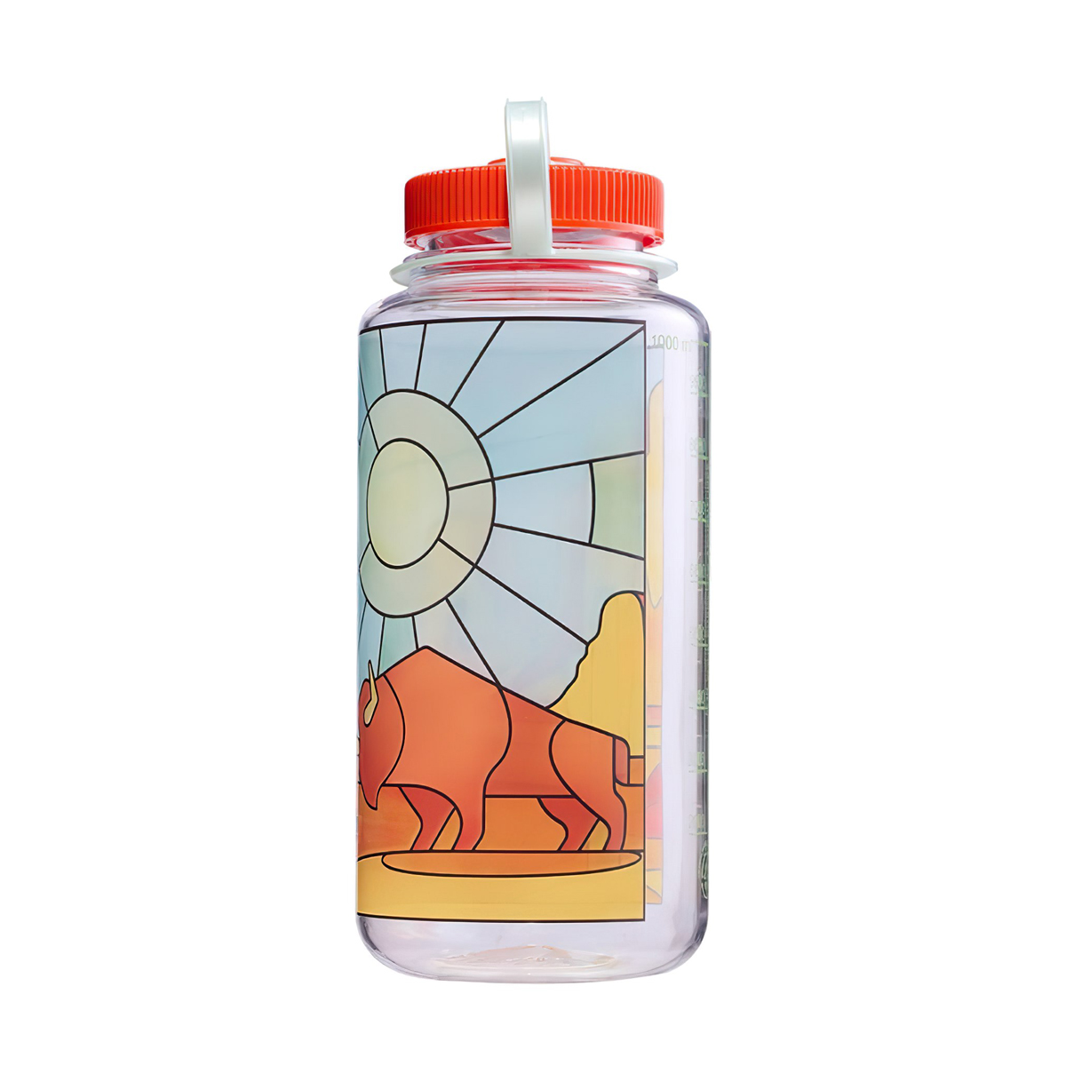 Nalgene Clear Stained Glass Wmb 1L Bình Nước Cắm Trại