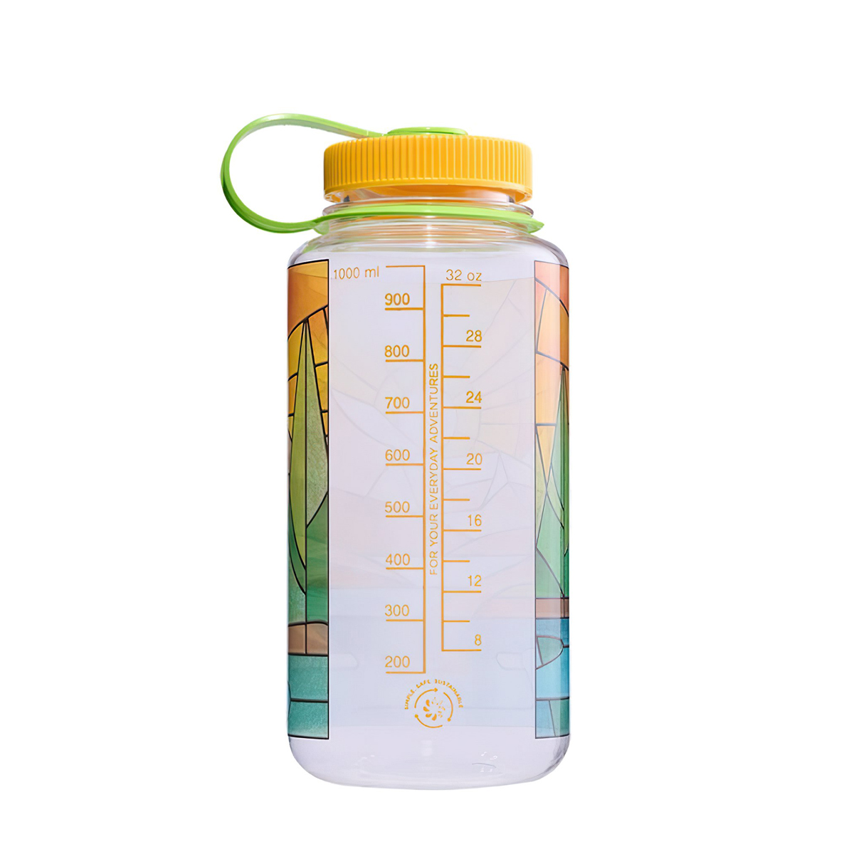 Nalgene Clear Stained Glass Wmb 1L Bình Nước Cắm Trại