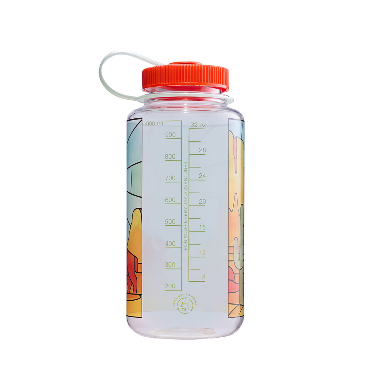 Nalgene Clear Stained Glass Wmb 1L Bình Nước Cắm Trại