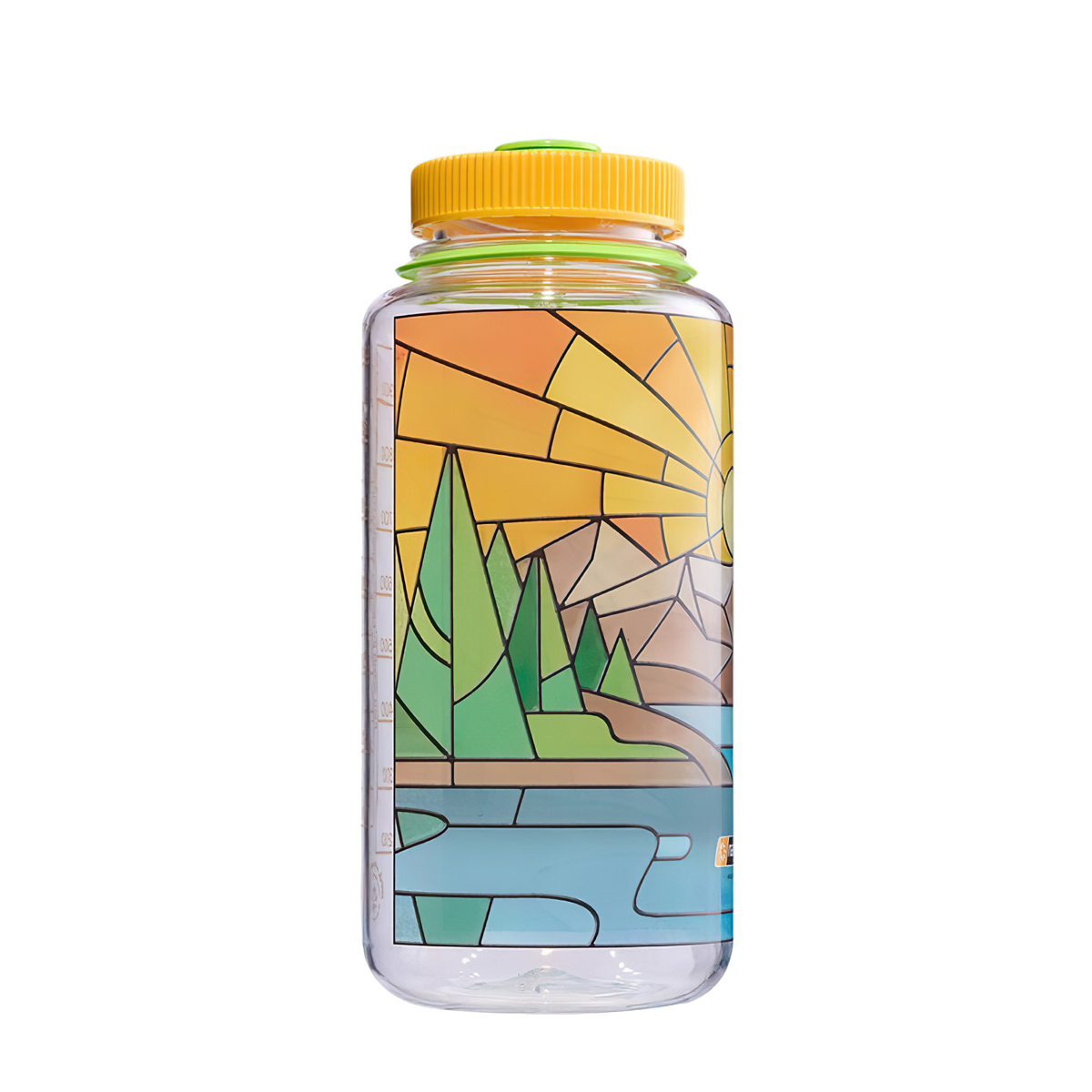 Nalgene Clear Stained Glass Wmb 1L Bình Nước Cắm Trại