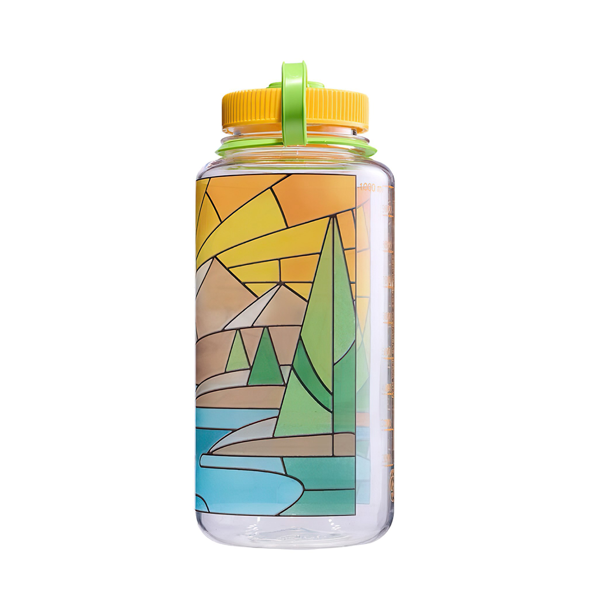 Nalgene Clear Stained Glass Wmb 1L Bình Nước Cắm Trại