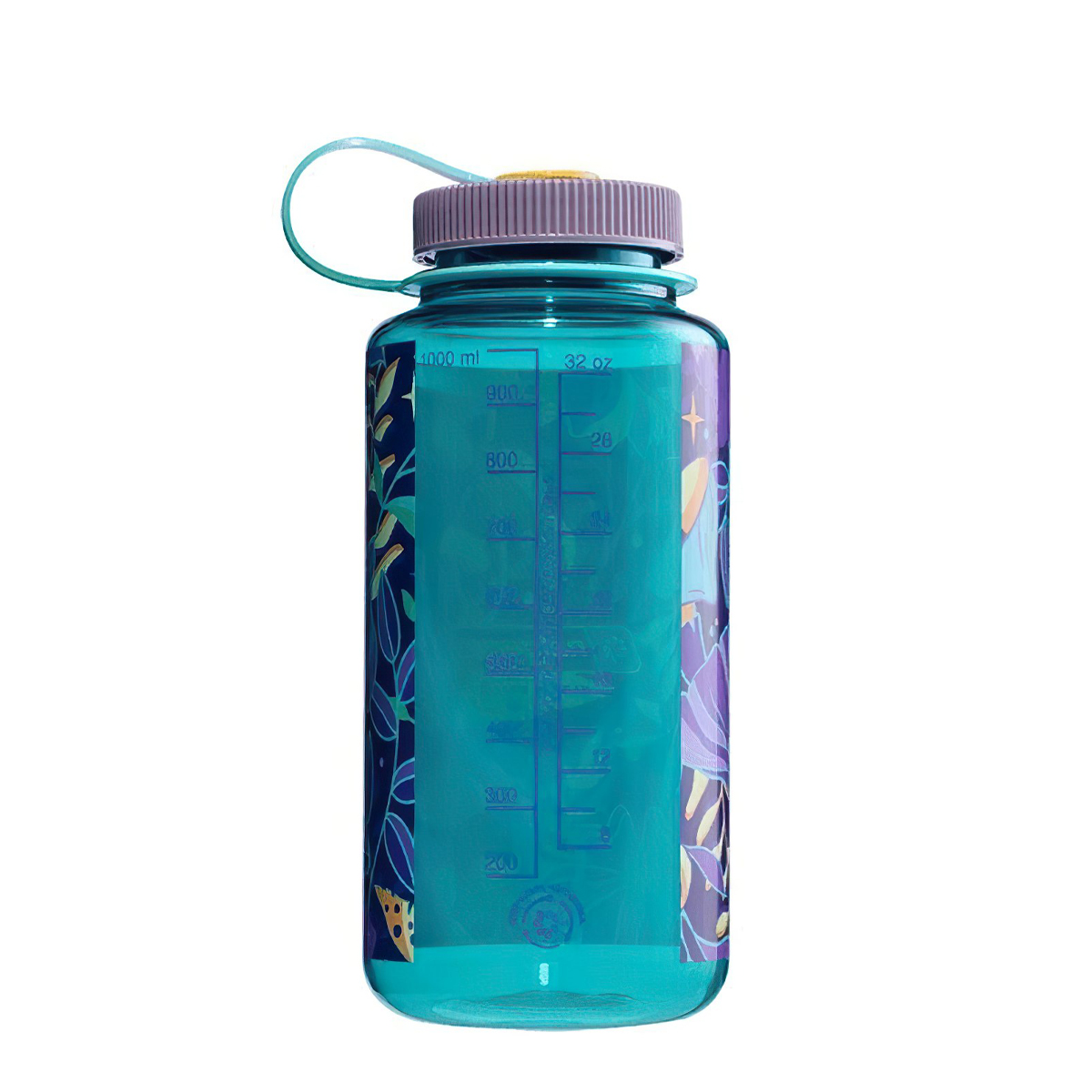 Nalgene Psychedelic Botanical Print Wmb 1L Bình Nước Cắm Trại