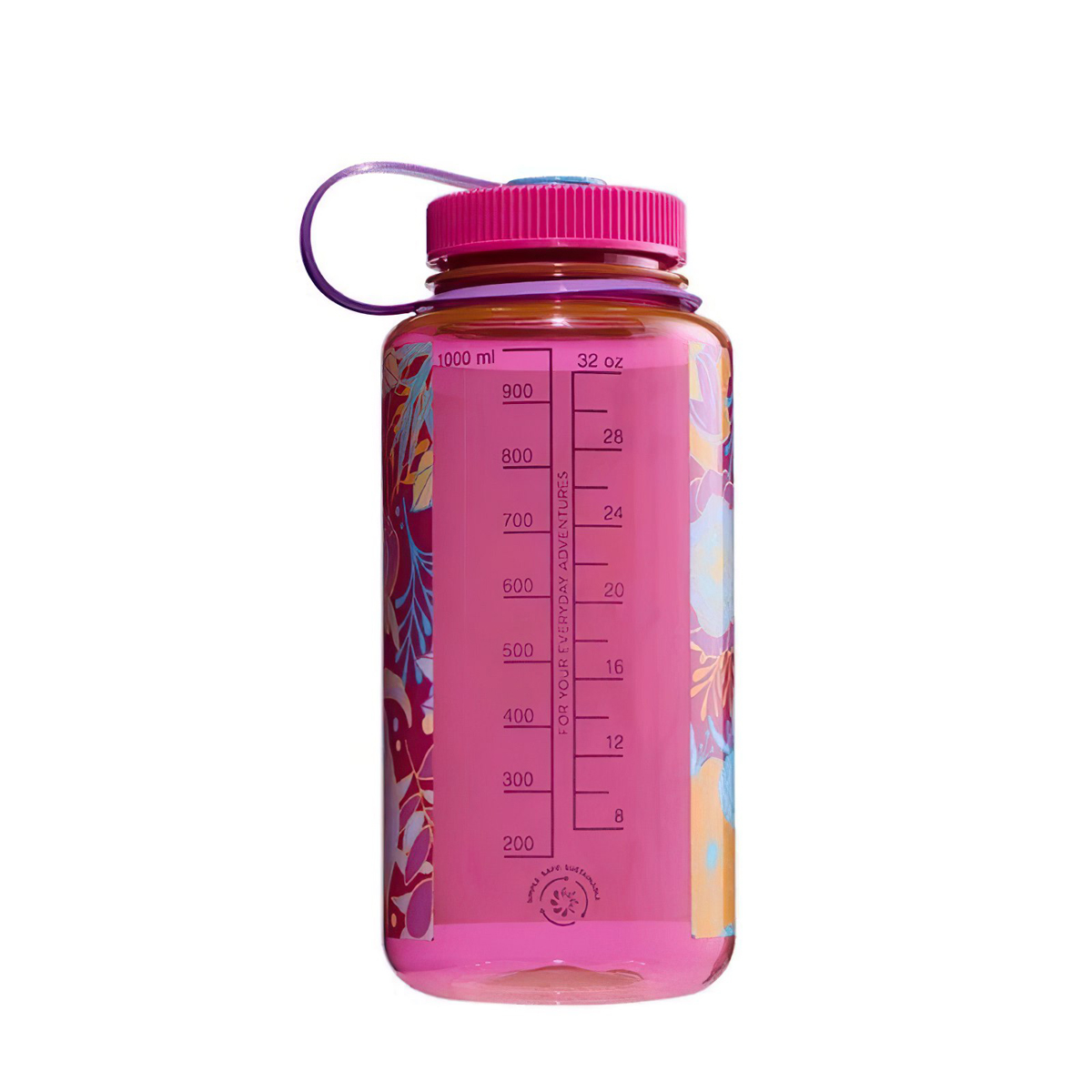 Nalgene Psychedelic Botanical Print Wmb 1L Bình Nước Cắm Trại
