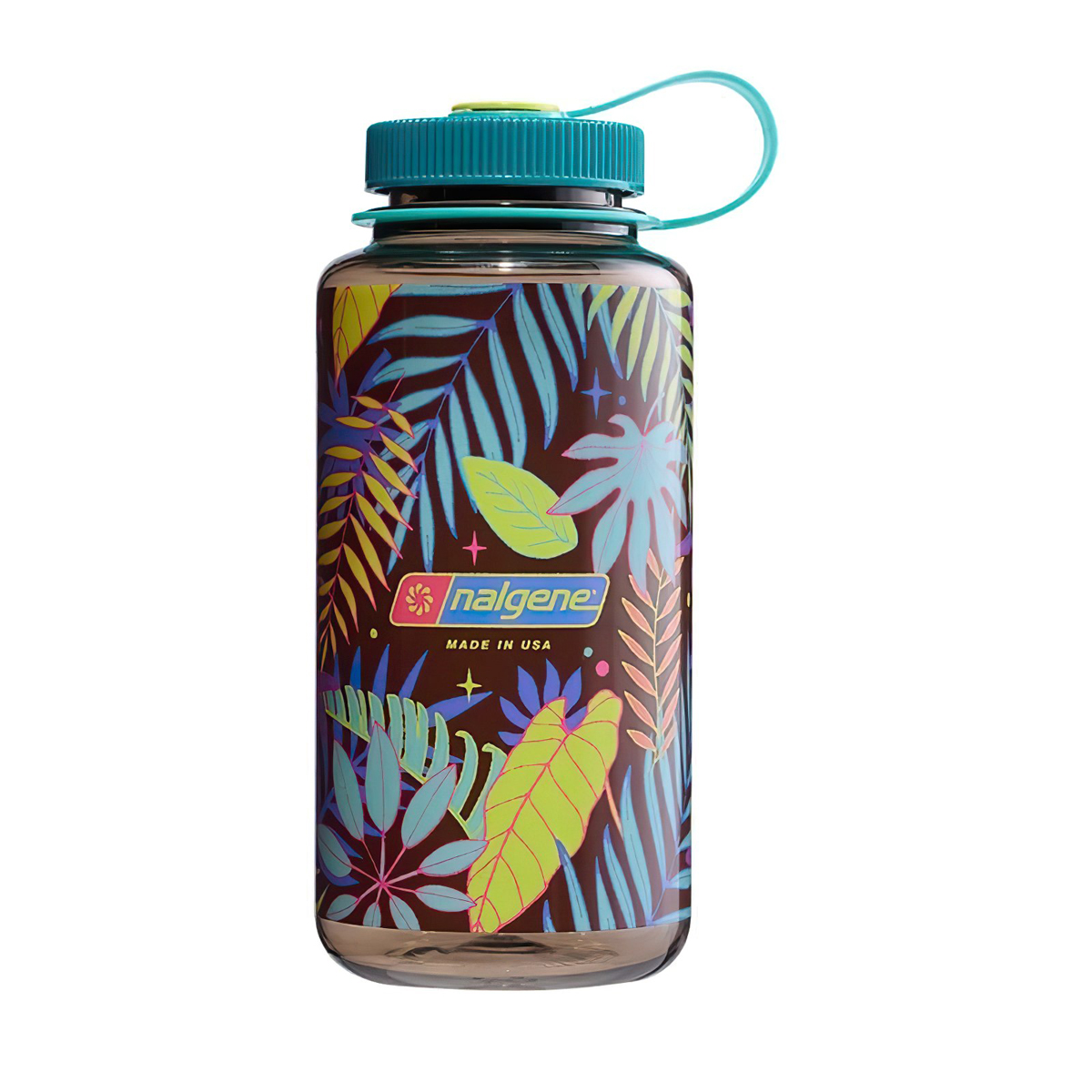 Nalgene Psychedelic Botanical Print Wmb 1L Bình Nước Cắm Trại