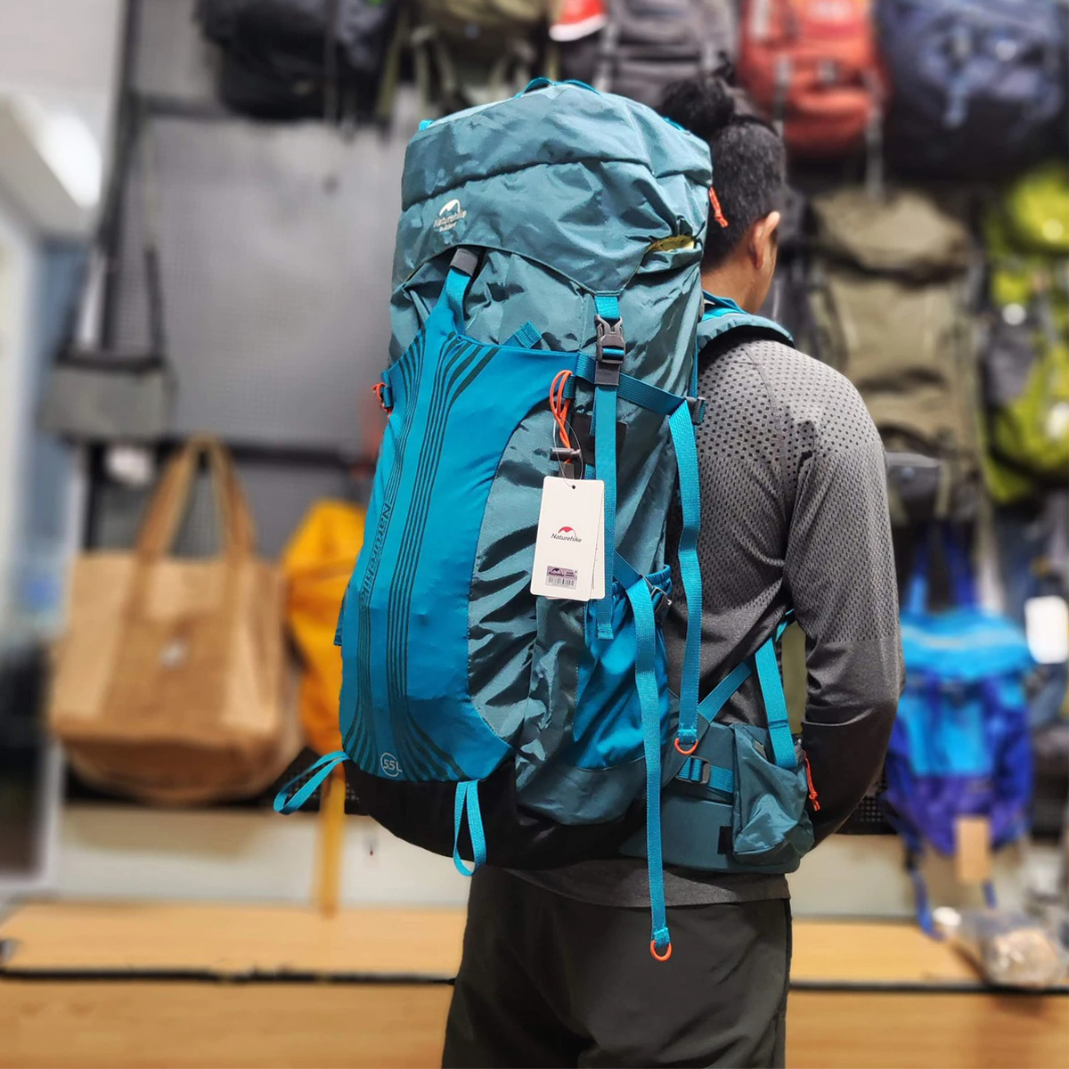 Naturehike Balo Du Lịch, Dã Ngoại Trekking 55L - NH16Y020-Q