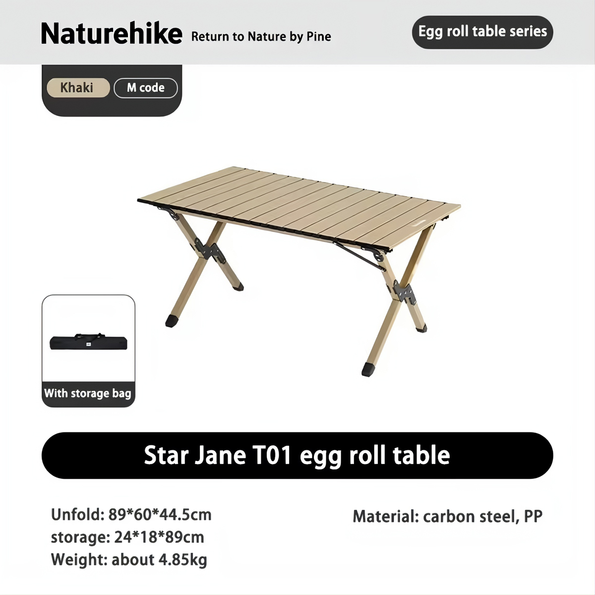 Naturehike Bàn Xếp Siêu Gọn Cắm Trại T01 - CNK2550JJ018