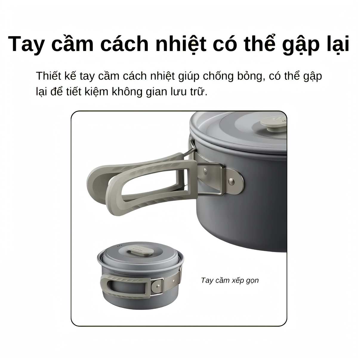 Naturehike Bộ Nồi Nhôm Cắm Trại Cao Cấp CNK2450CF010