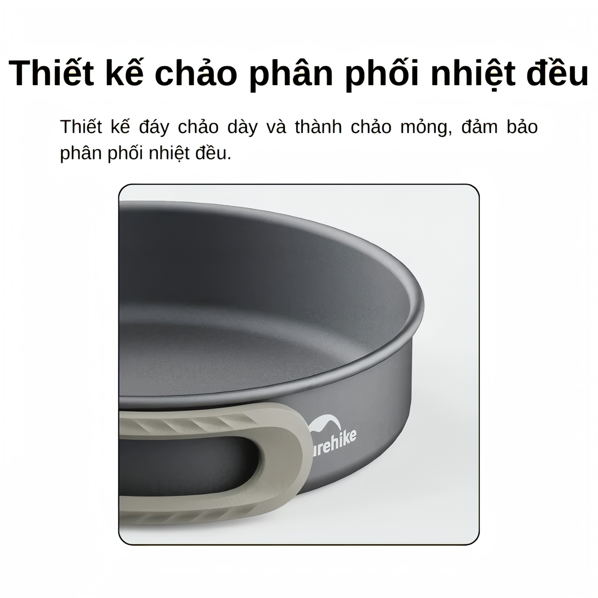 Naturehike Bộ Nồi Nhôm Cắm Trại Cao Cấp CNK2450CF010