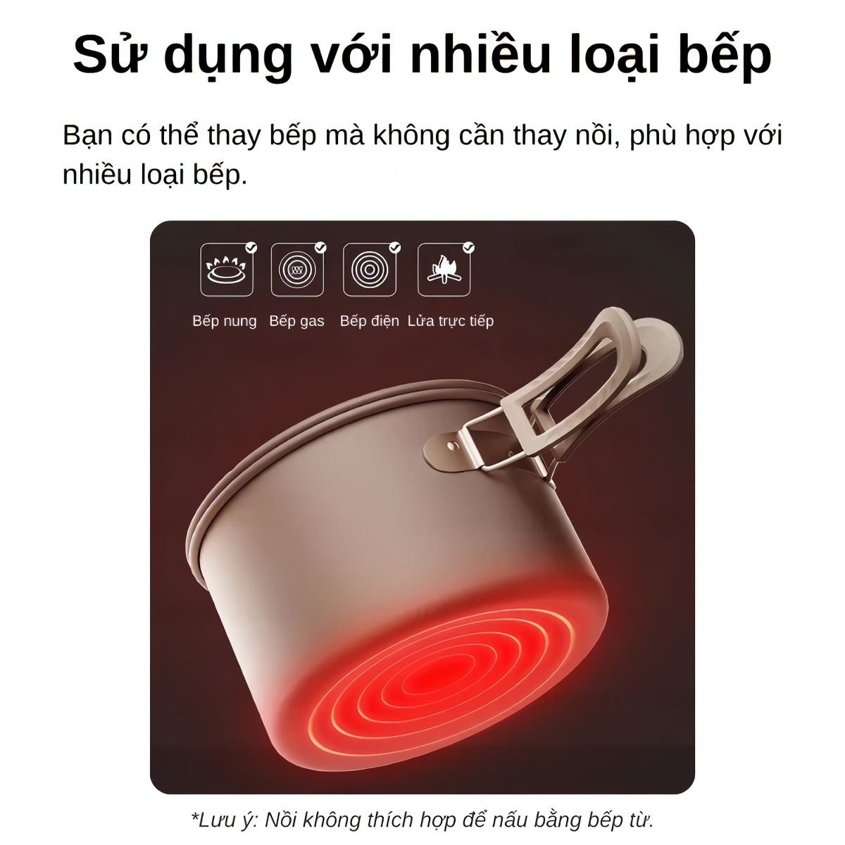 Naturehike Bộ Nồi Nhôm Cắm Trại Cao Cấp CNK2450CF010