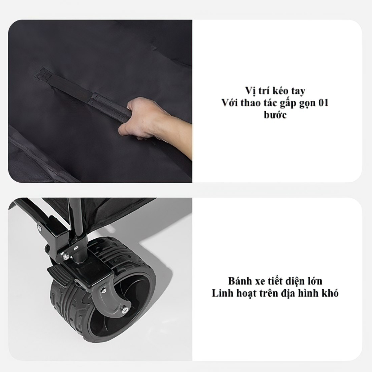 Naturehike - TC145 Xe Đẩy Dã Ngoại CNH22JU11001