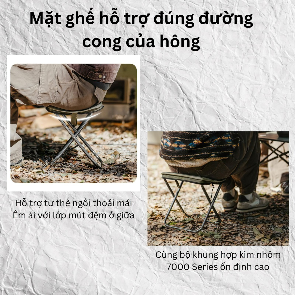 Naturehike Ghế Đẩu Mini, Siêu Nhẹ, Siêu Gọn CNK2550JJ011