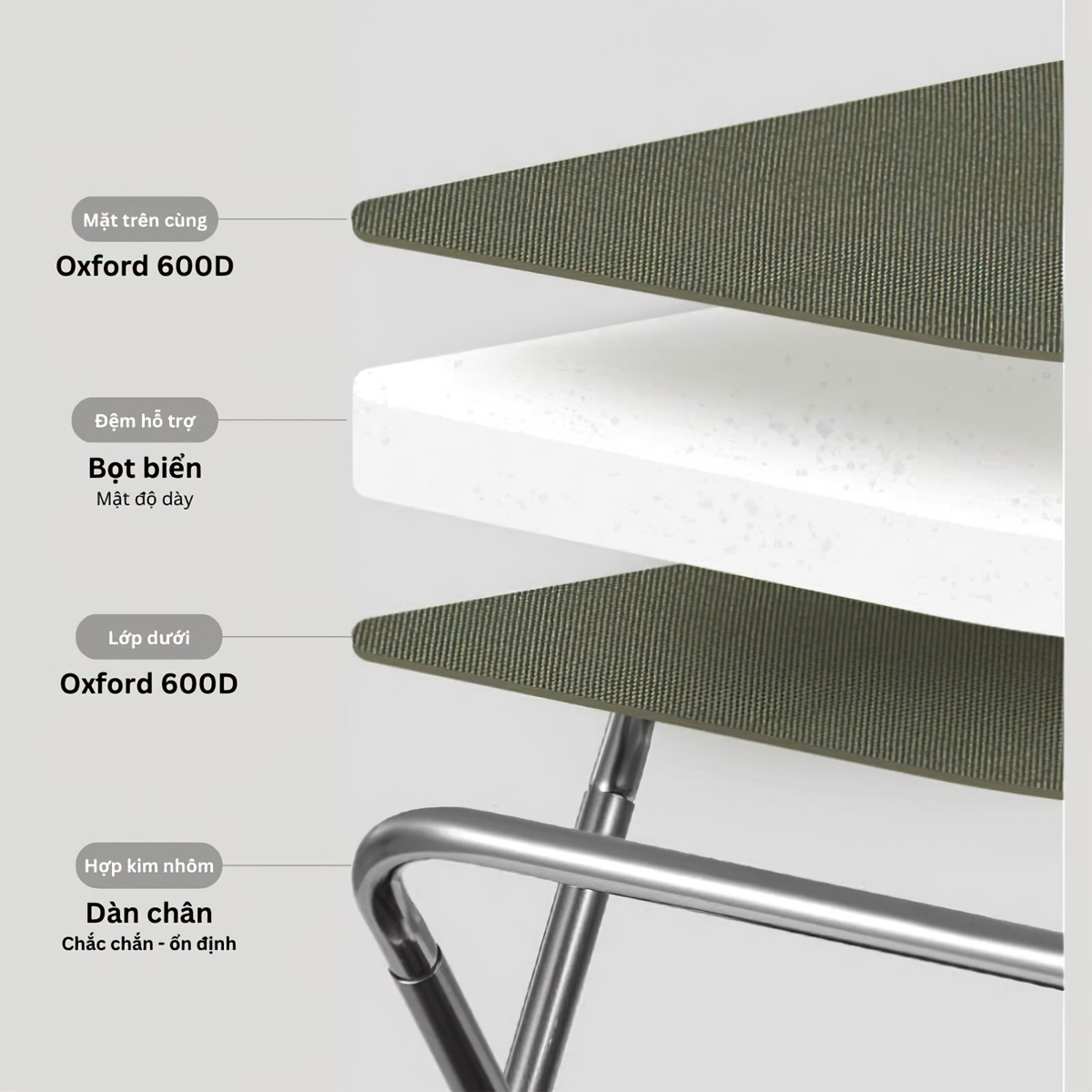 Naturehike Ghế Đẩu Mini, Siêu Nhẹ, Siêu Gọn CNK2550JJ011