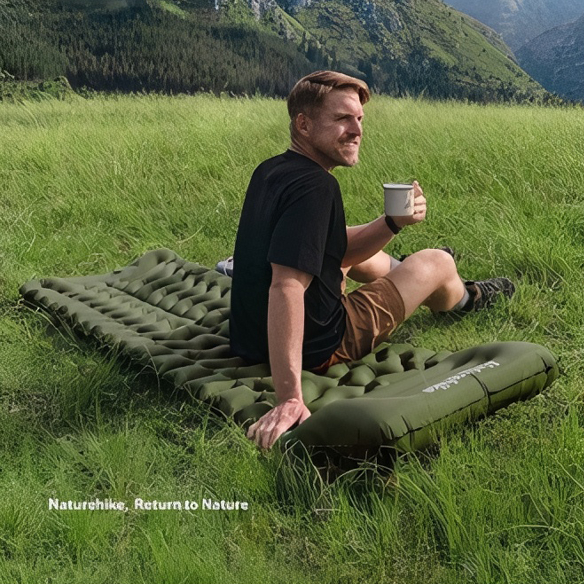 Naturehike Đệm Hơi Cắm Trại CNK2550WS019 FC01( kèm túi bơm )