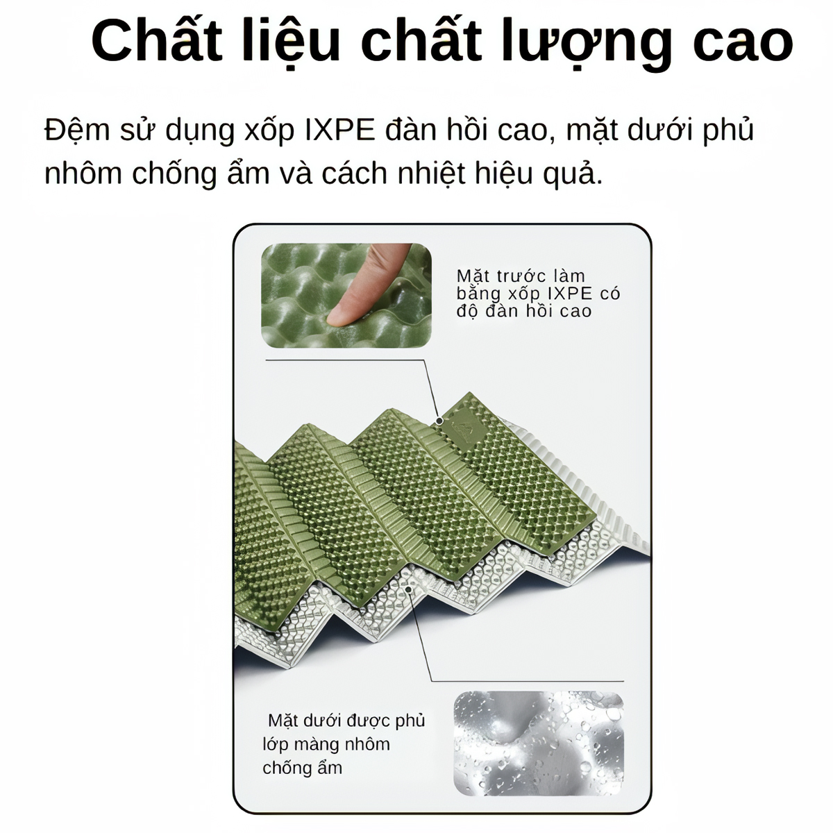 Naturehike Đệm Xốp Cách Nhiệt Đơn - Đôi Cắm Trại CNK2450WS044