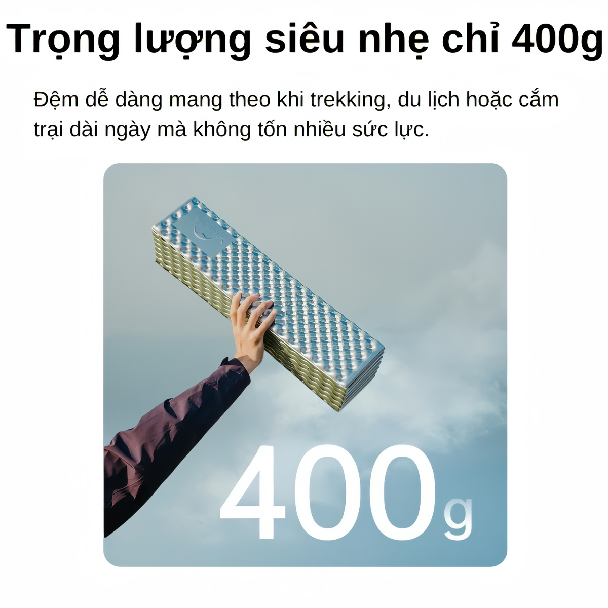 Naturehike Đệm Xốp Cách Nhiệt Đơn - Đôi Cắm Trại CNK2450WS044