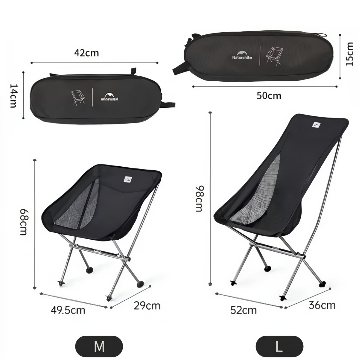 Naturehike Ghế xếp mini gọn nhẹ CNK2450JJ015 – L04
