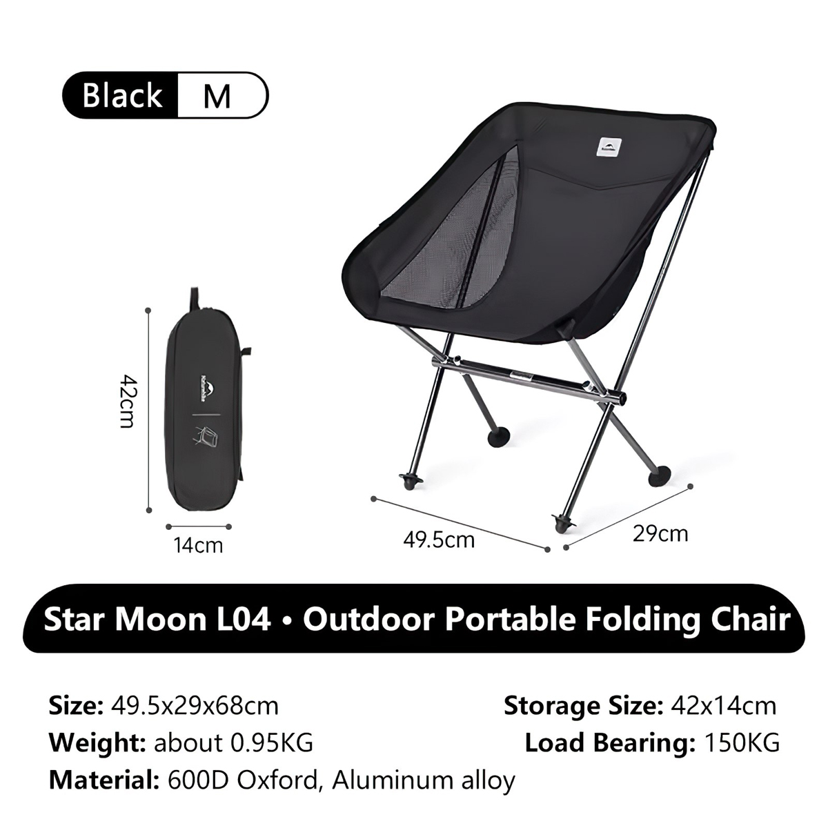 Naturehike Ghế xếp mini gọn nhẹ CNK2450JJ015 – L04