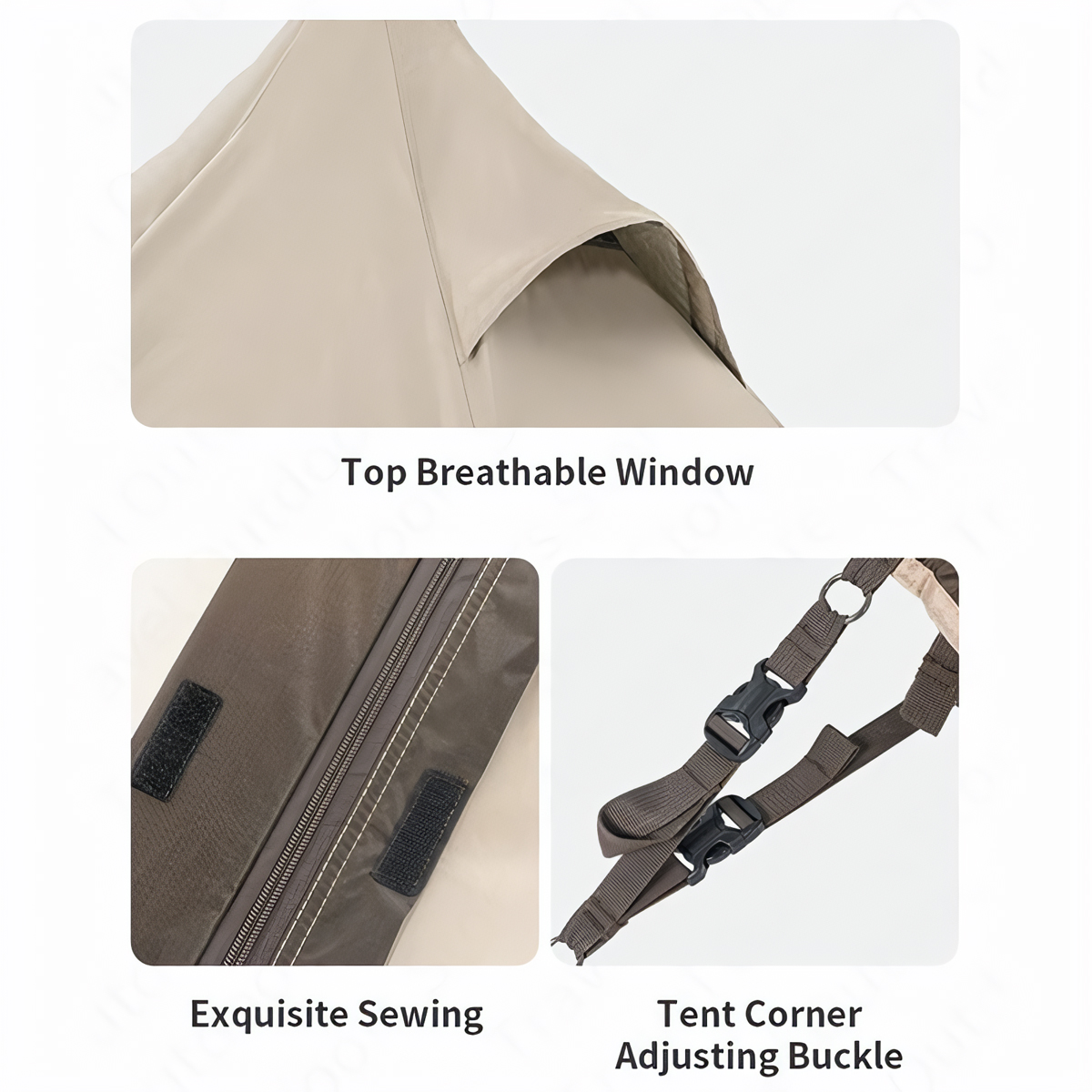 Naturehike Lều Cắm Trại Mông Cổ 5-8 người Octagonal Pyramid Tent NH20ZP014