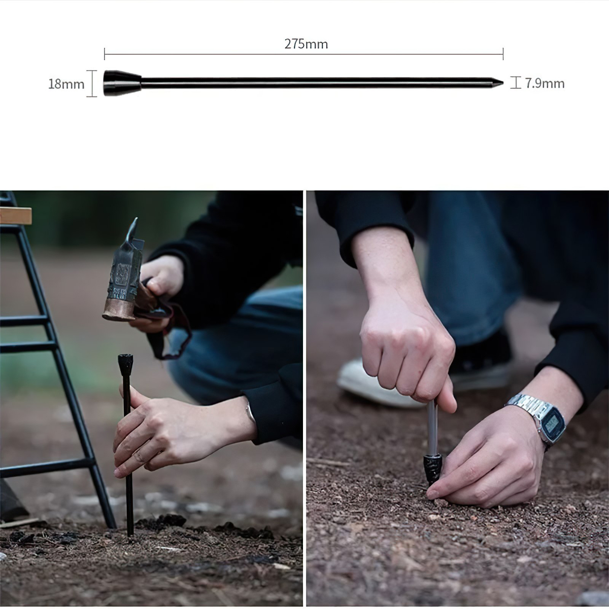 Naturehike Chân Giá Treo Đèn Cắm Trại NH20PJ003