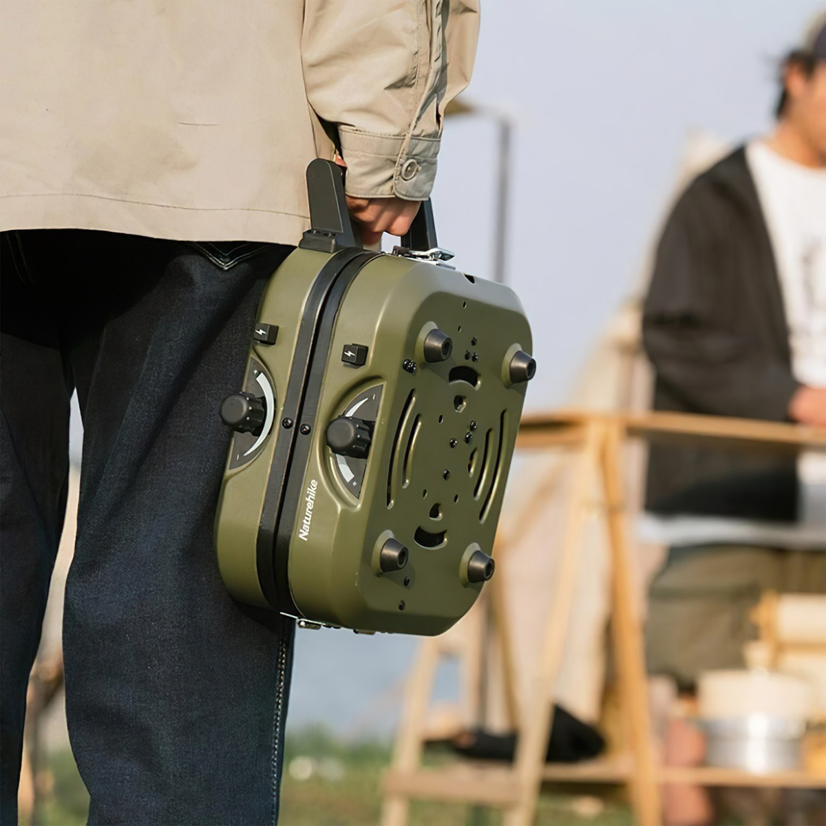 Naturehike Bếp Ga Đôi Gấp Gọn Glamping NH22RJ003