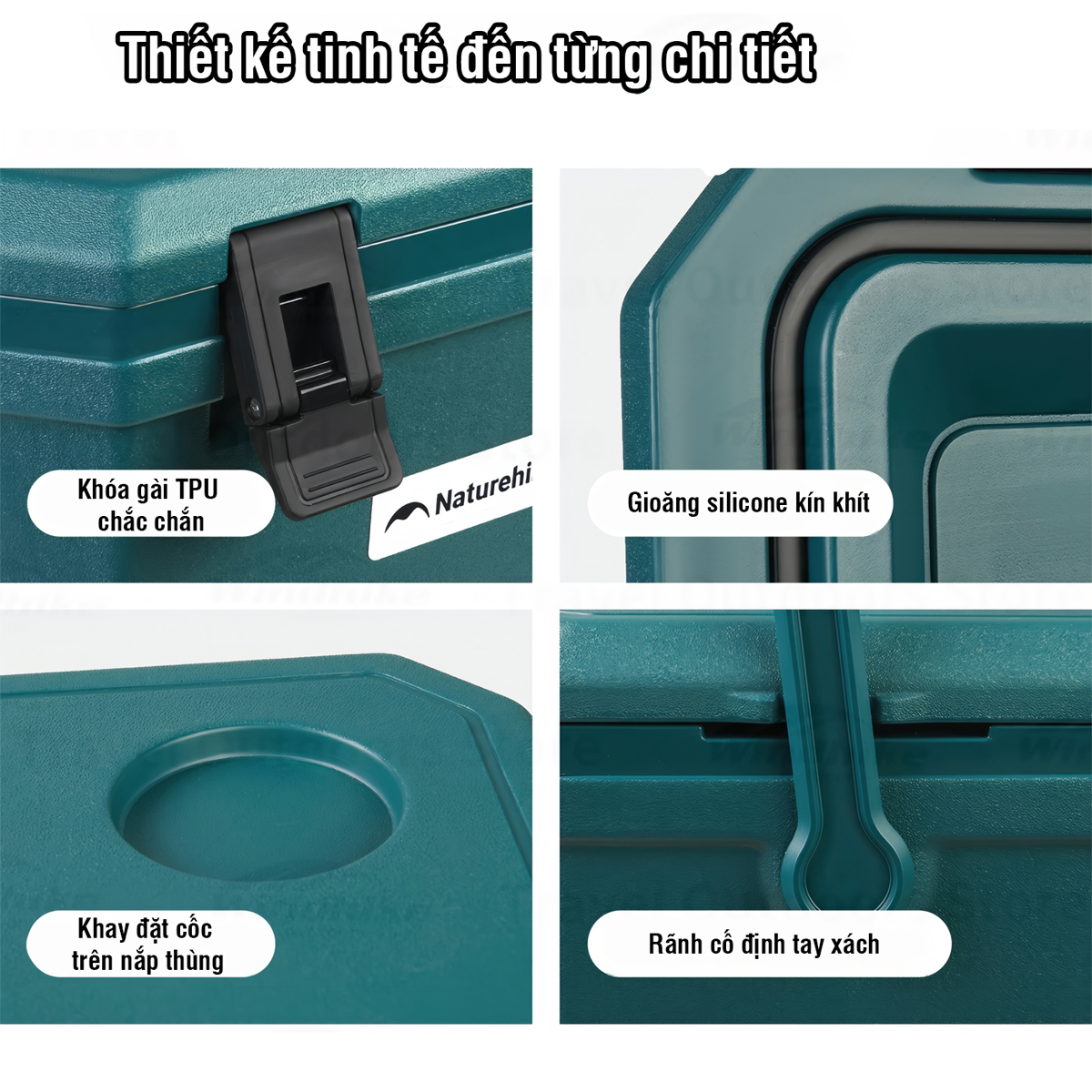 Naturehike Thùng Đá Giữ Lạnh Cắm Trại Whales-Pro CNK2650CF012
