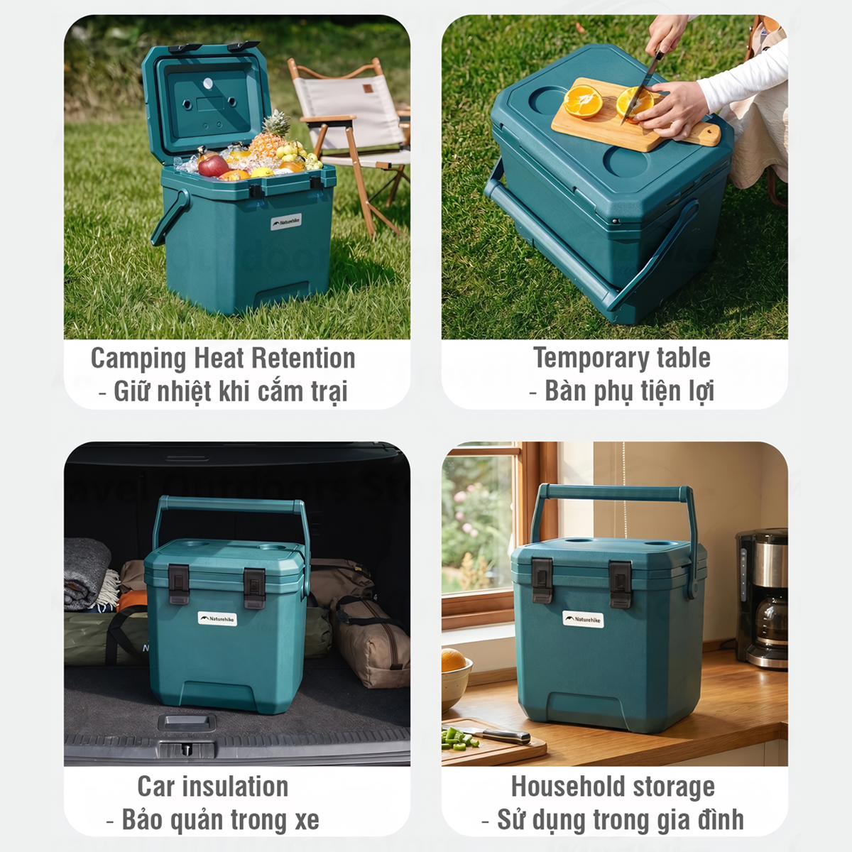 Naturehike Thùng Đá Giữ Lạnh Cắm Trại Whales-Pro CNK2650CF012